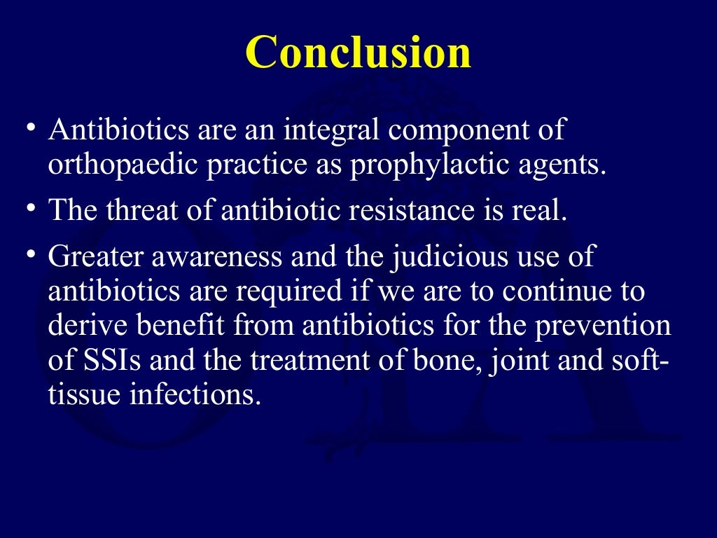 Antibiotic Prophylaxis in Orthopaedic Surgery Dr.Chintan N. Patel