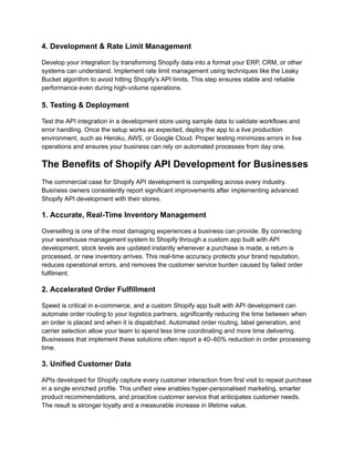 How Advanced Shopify API Development Can Accelerate Business Growth in ...