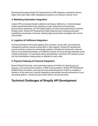 How Advanced Shopify API Development Can Accelerate Business Growth in ...