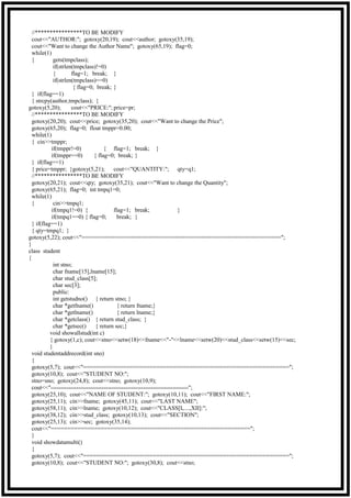 Library Management System in c++ | DOC