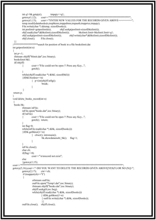Library Management System in c++ | DOC