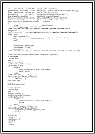 Library Management System in c++ | DOC