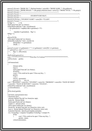 Library Management System in c++ | DOC