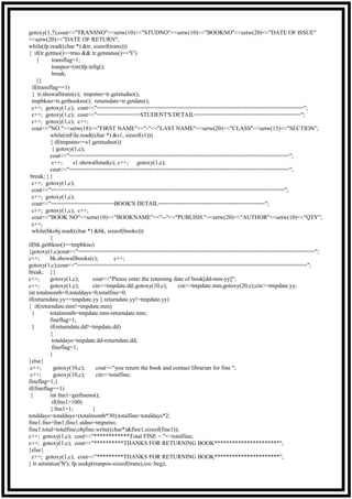Library Management System in c++ | DOC