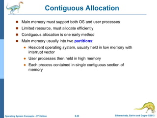 Main memory operating system | PPTX