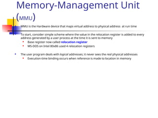Mmu Operating Comprehensive Overview of Memory Management Techniques in Operating ...