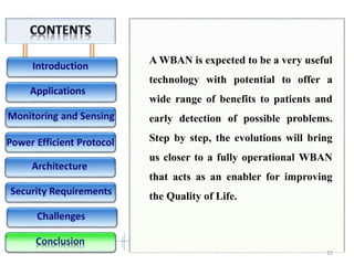 WIRELESS BODY AREA NETWORK | PPTX