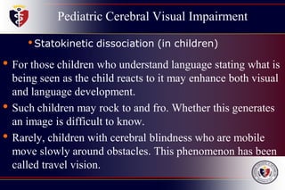 Seldom Visual American Conference on Pediatric Cerebral Visual Impairment | PDF