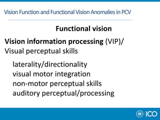Visual Function Training Diagnosis and Therapeutic Intervention of Vision Function and ...