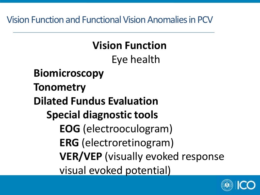 Diagnosis and Therapeutic Intervention of Vision Function and Functio…