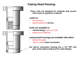 Wellhead equipment Introduction Based on API 6a & NACE | PPT