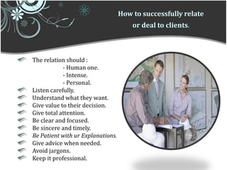 Dealing with Client ( A Relationship between client and interior ...