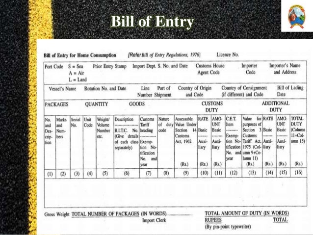 role of custom house agent pdf