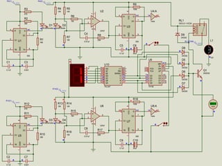 ppt of automatic room light controller and BI directional counter | PPTX