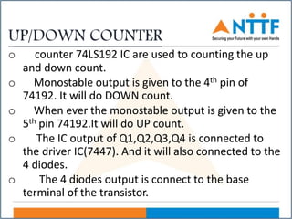 ppt of automatic room light controller and BI directional counter | PPTX