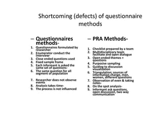 Pra Questionnaire Main PRA.ppt