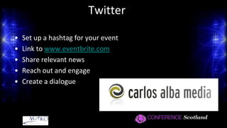 Social Media to Promote EventsCapitalising on the Opportunity