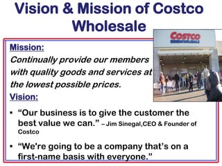 Case Study: Costco Wholesale in 2008: Mission, Business Model ...