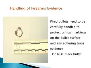 collection and packing of biological and firearm evidences | PPTX