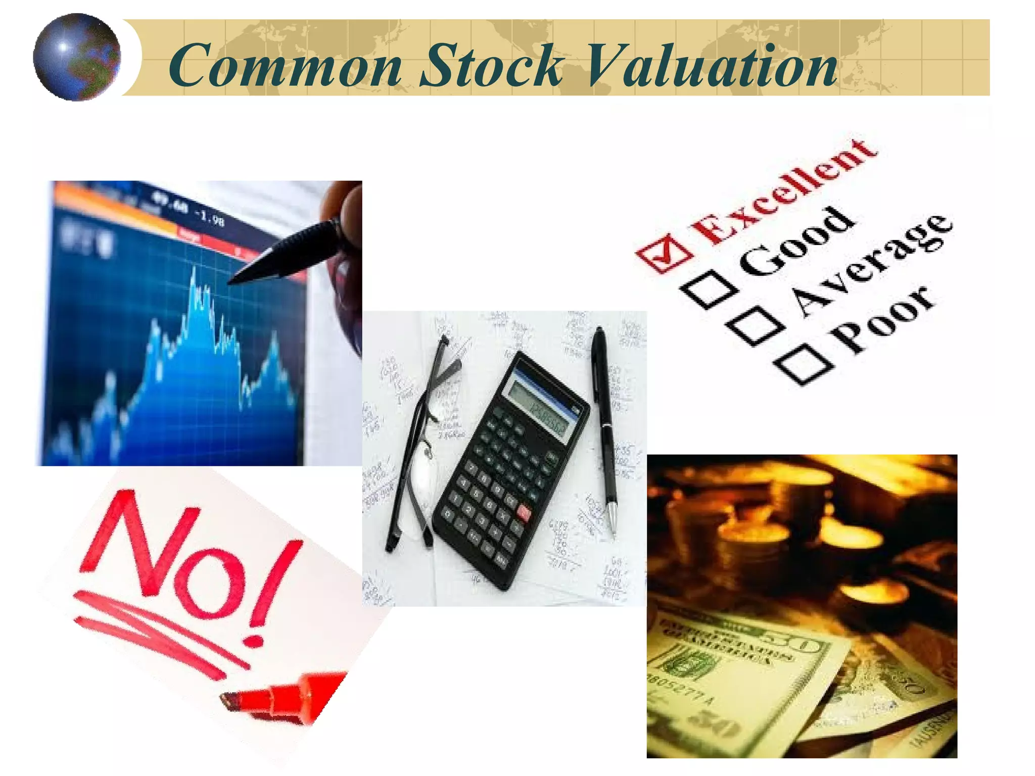 Common Stock Valuation
 