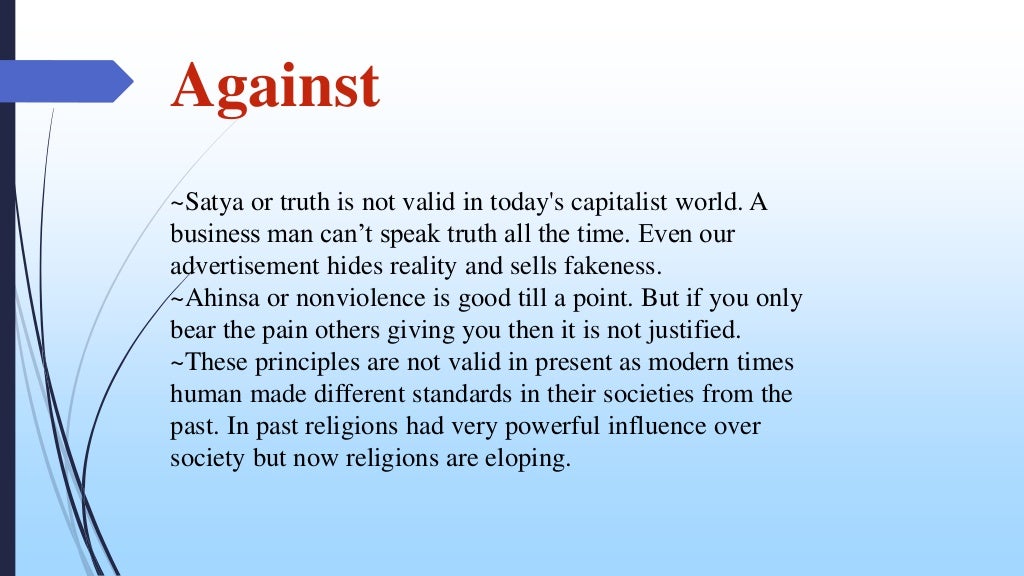 Main principles of gandhiji (gandhism)