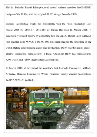 BLW SUMMER TRAINING REPORT | PDF