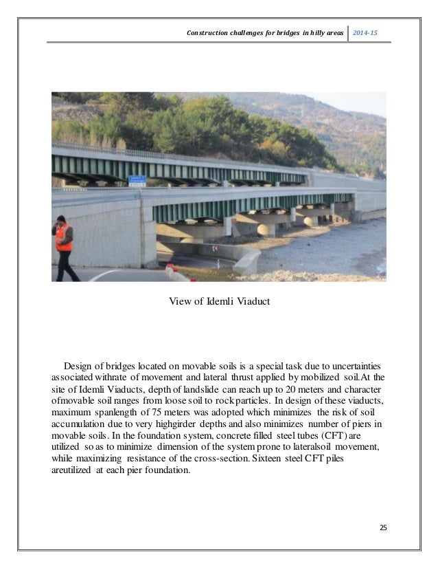 Construction Challenges For Bridges In Hilly Areas