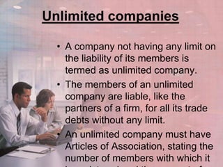 Main provisions of companies act 1956