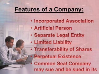Main provisions of companies act 1956