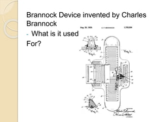 Brannock Device invented by Charles 
Brannock 
- What is it used 
For? 
 