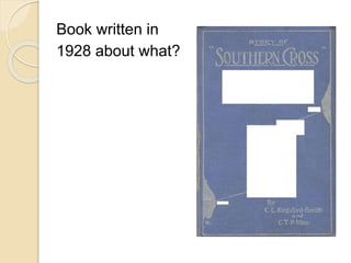 Book written in 
1928 about what? 
 