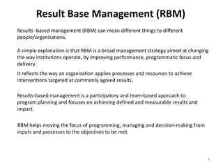Result Base Project Management | PPSX