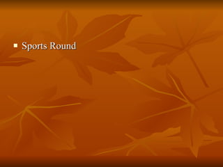 Sports Round 