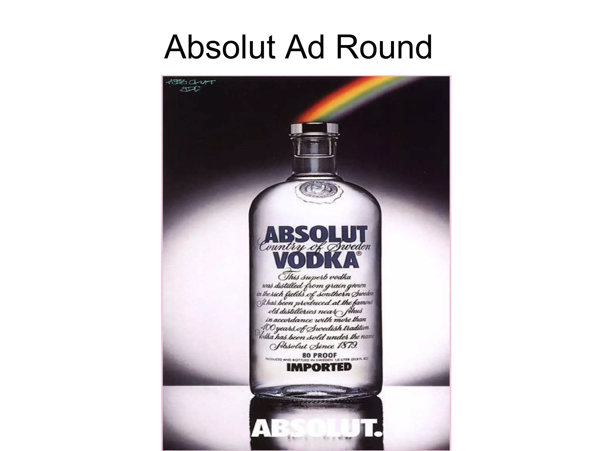 Absolut Ad Round 