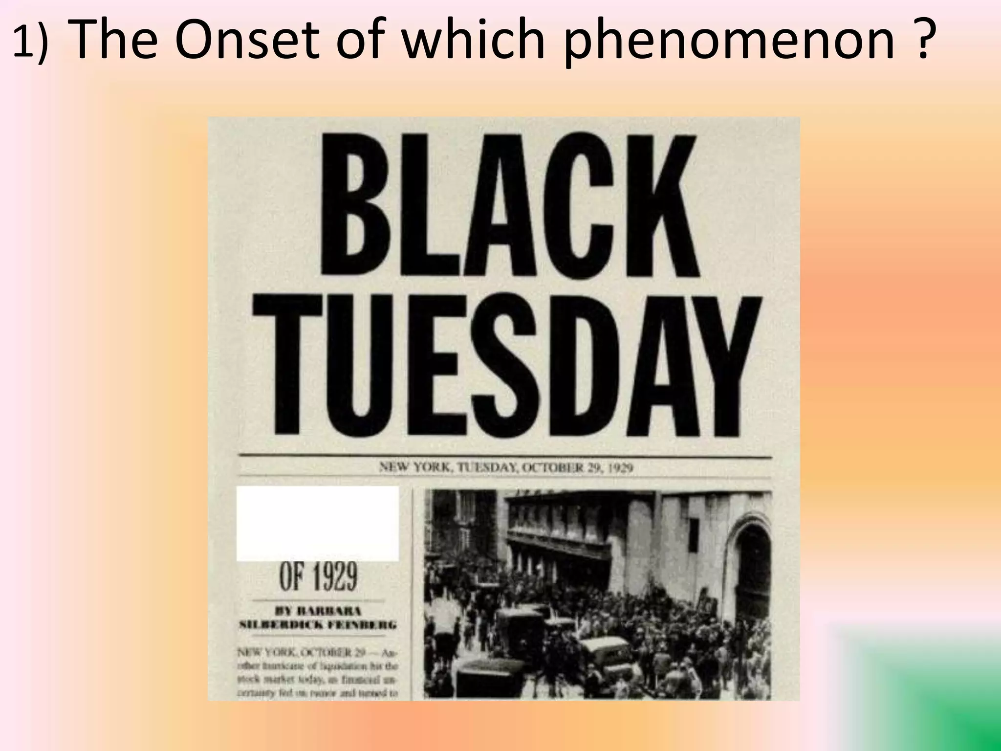 The Onset of which phenomenon ?1)
 