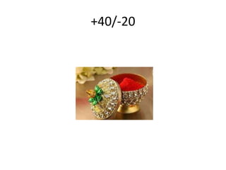 +40/-20
 
