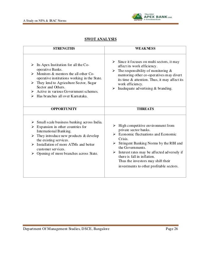 Project On Non Performing Asset And Income Recognition Asset Classi Project On Non Performing Asset And Income Recognition Asset Classi