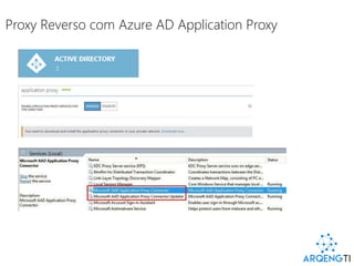 Proxy Reverso com Azure AD Application Proxy
 