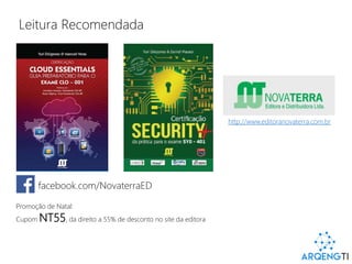 Leitura Recomendada
http://www.editoranovaterra.com.br
facebook.com/NovaterraED
Promoção de Natal:
Cupom NT55, da direito a 55% de desconto no site da editora
 