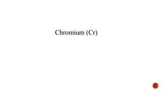 Chromium (Cr)
 