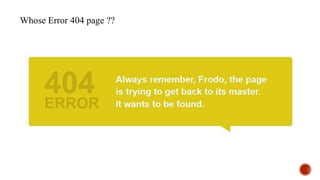 Whose Error 404 page ??
 
