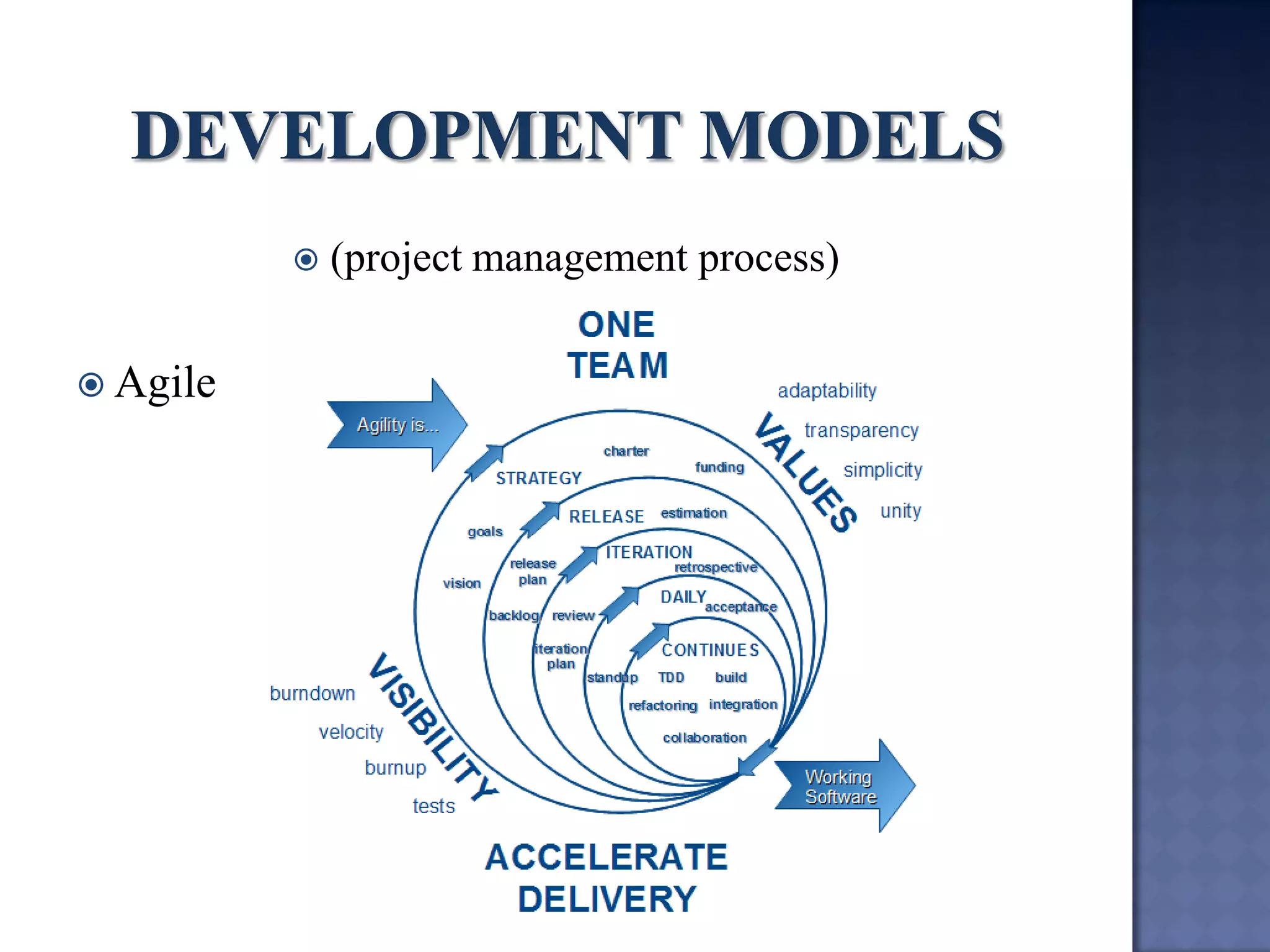 (project management process) 
Agile  