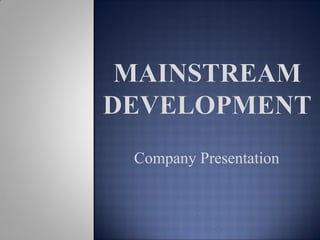 Company Presentation 
 