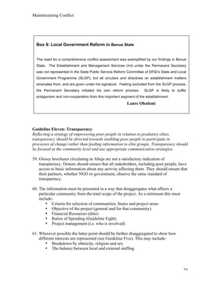Mainstreaming Conflict Pdf