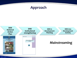 Approach
Mainstreaming
 