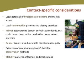 Mainstreaming human nutrition in livestock interventions: Lessons learned from a capacity building workshop for the Sahel region