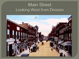 Main Street Looking West from Division