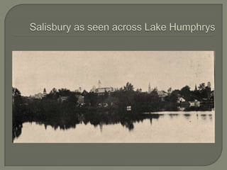 Salisbury as seen across Lake Humphrys