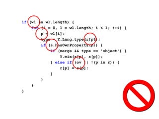if (wl && wl.length) {
    for (i = 0, l = wl.length; i < l; ++i) {
        p = wl[i];
        type = Y.Lang.type(r[p]);
        if (s.hasOwnProperty(p)) {
            if (merge && type == 'object') {
                Y.mix(r[p], s[p]);
            } else if (ov || !(p in r)) {
                r[p] = s[p];
            }
        }
    }
}
 