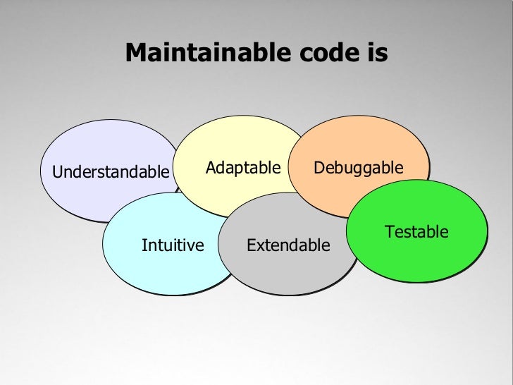 Maintainable code - faloep